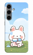 Bunny Treat Samsung S24 Hard Case Back Cover by Casekaro