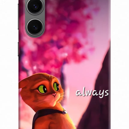 Always Cat Samsung S24 Hard Case Back Cover by Casekaro
