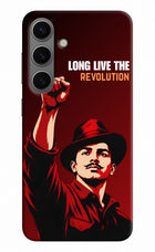 Bhagat Singh Revolution Samsung S24 Back Cover