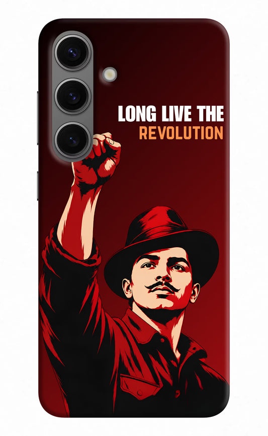 Bhagat Singh Revolution Samsung S24 Back Cover