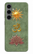 Om & Lotus Samsung S24 Back Cover