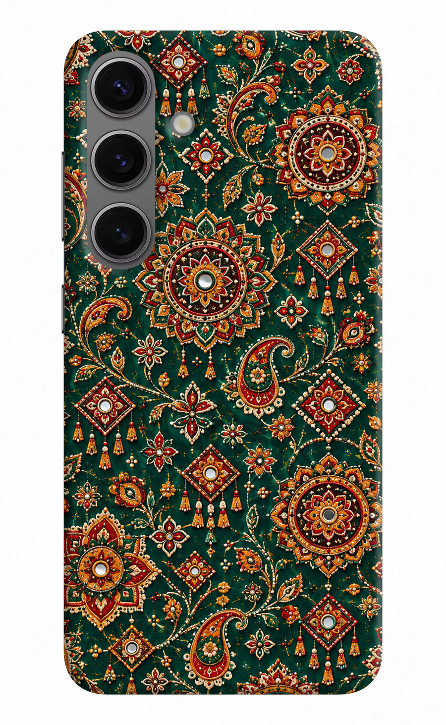 Green Pataka Samsung S24 Back Cover, Hard case