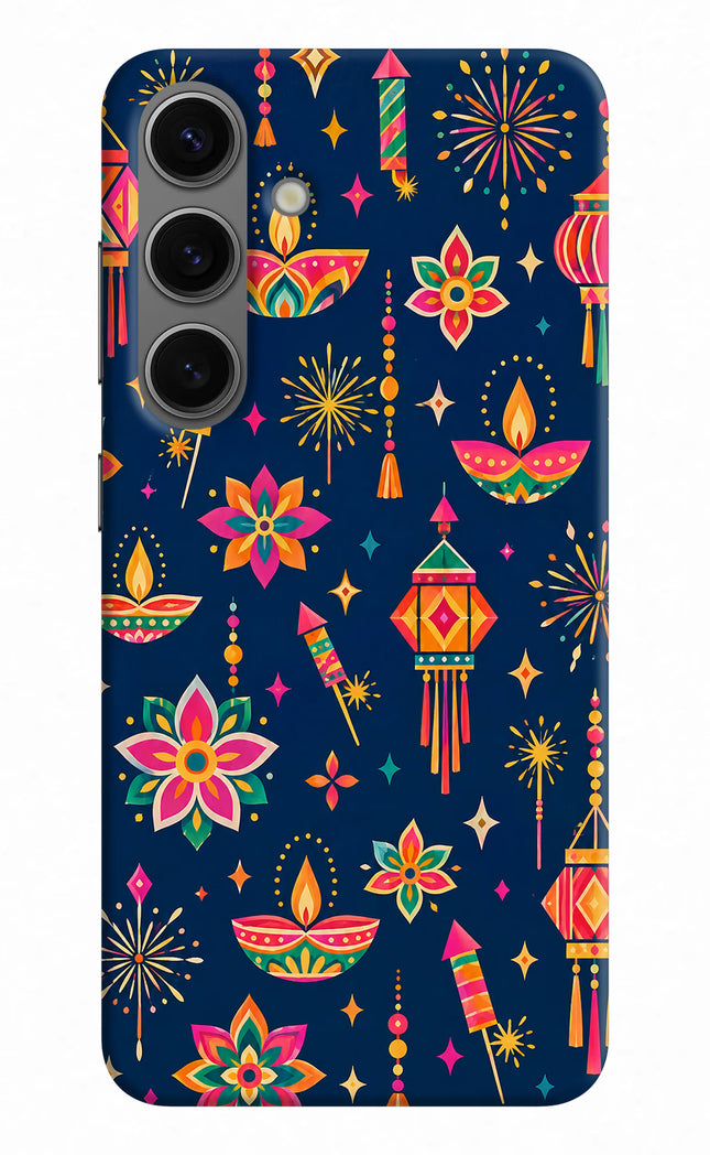 Festive Pop Samsung S24 Hard Case Back Cover by Casekaro