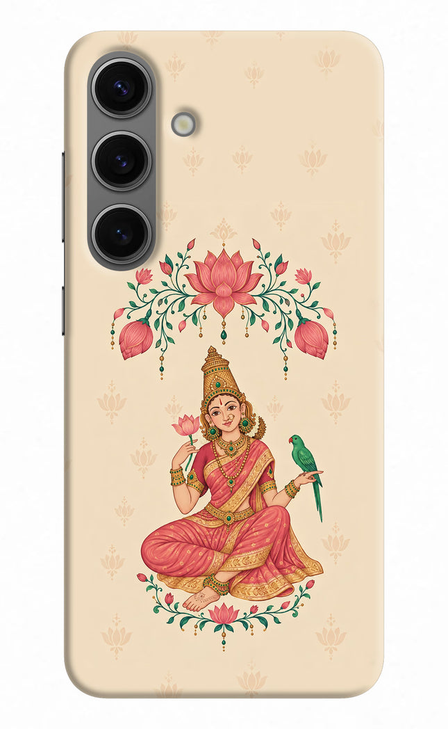 Goddess Lakshmi Samsung S24 Hard Case Back Cover by Casekaro