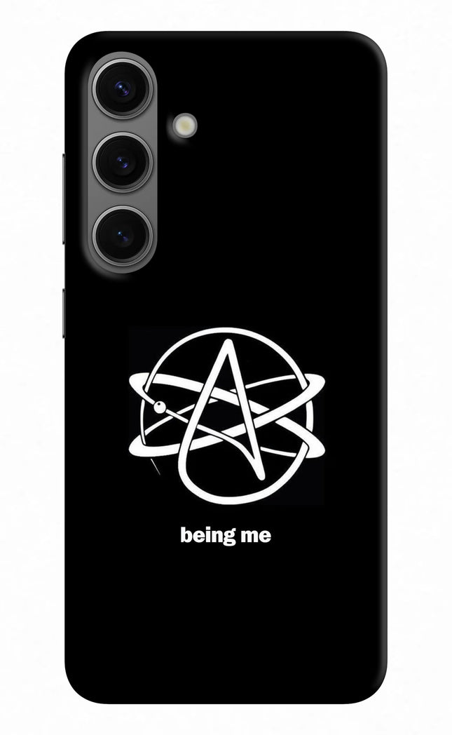 Atheist Symbol Samsung S24 Hard Case Back Cover by Casekaro