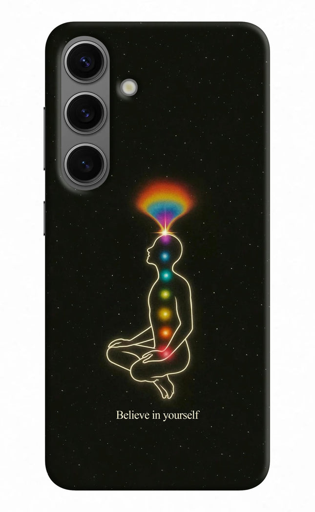 Believe in yourself Samsung S24 Hard Case Back Cover by Casekaro