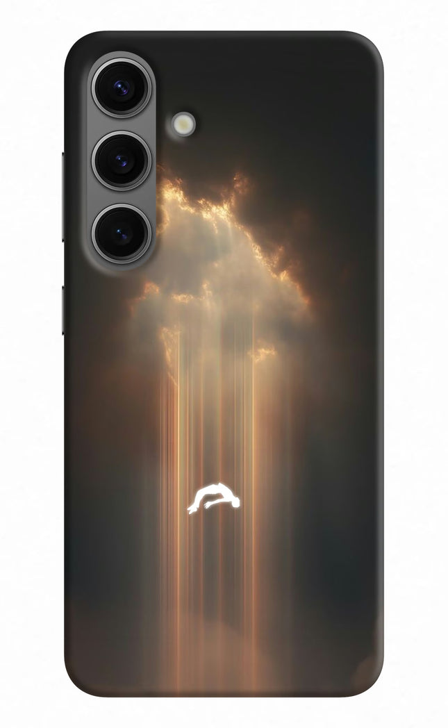 Heavenly Beam Samsung S24 Hard Case Back Cover by Casekaro