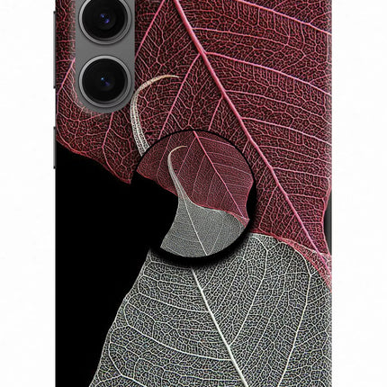 Leaf Pattern Samsung S24 Pop Case by Casekaro