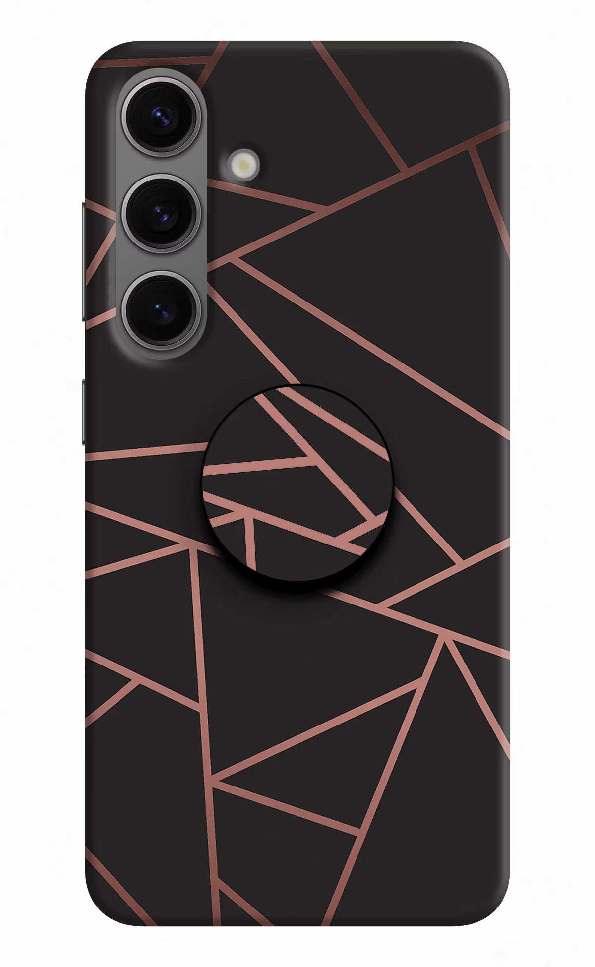 Geometric Pattern Samsung S24 Pop Case by Casekaro