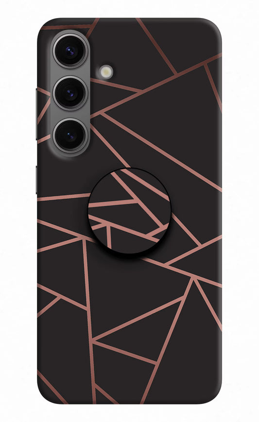 Geometric Pattern Samsung S24 Pop Case by Casekaro