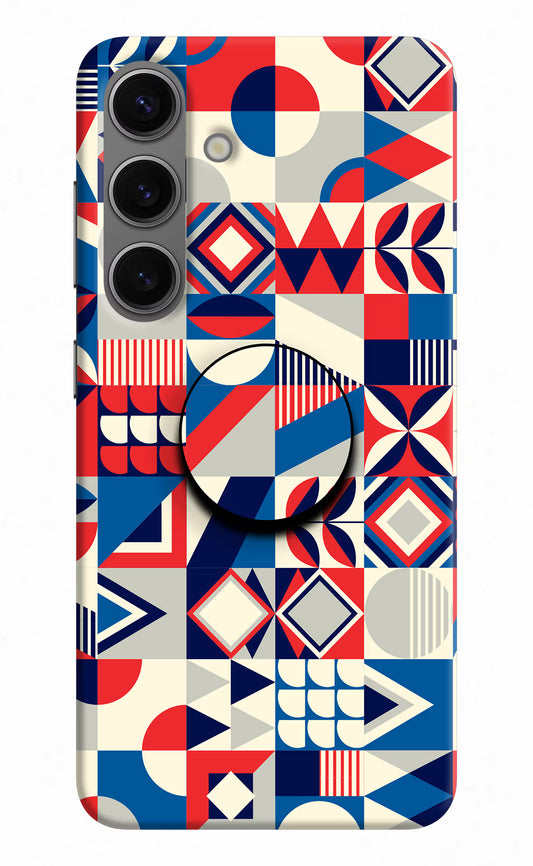 Colorful Pattern Samsung S24 Pop Case by Casekaro