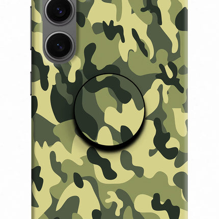 Camouflage Samsung S24 Pop Case by Casekaro