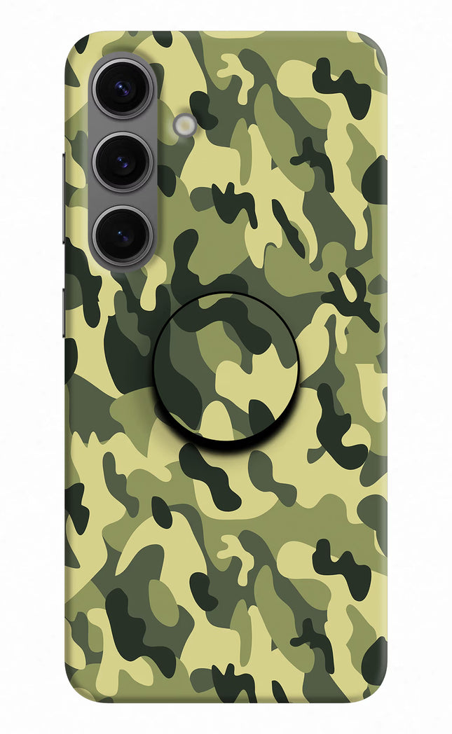Camouflage Samsung S24 Pop Case by Casekaro