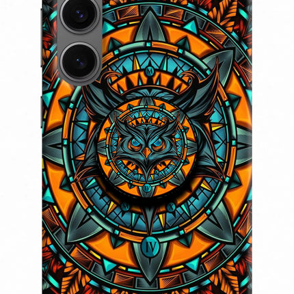 Angry Owl Samsung S24 Pop Case by Casekaro