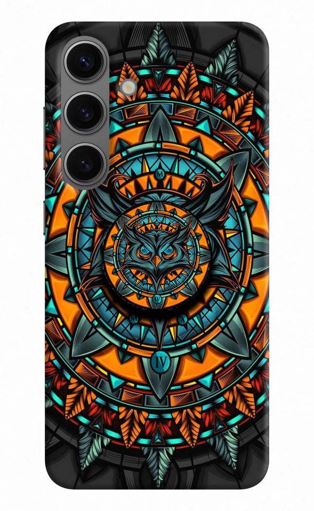 Angry Owl Samsung S24 Pop Case by Casekaro