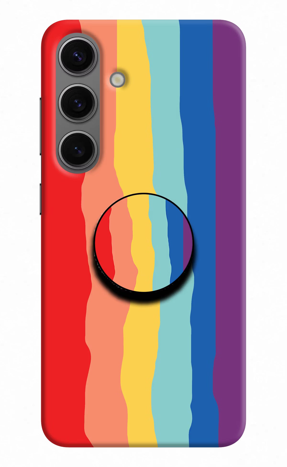 Rainbow Samsung S24 Pop Case by Casekaro