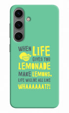 Quote Samsung S24 Plus Hard Case Back Cover by Casekaro