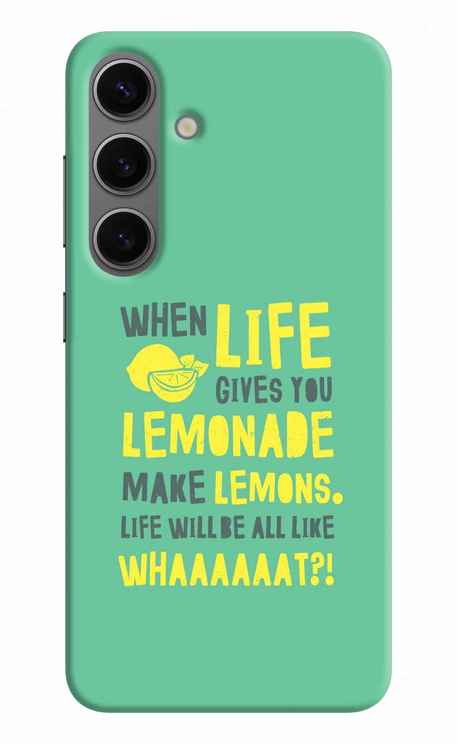 Quote Samsung S24 Plus Hard Case Back Cover by Casekaro