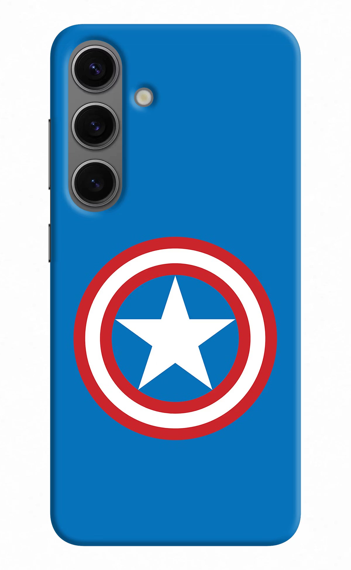 Captain America Logo Samsung S24 Plus Hard Case Back Cover by Casekaro