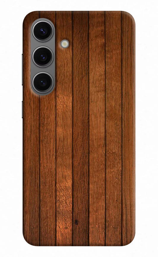 Wooden Artwork Bands Samsung S24 Plus Hard Case Back Cover by Casekaro