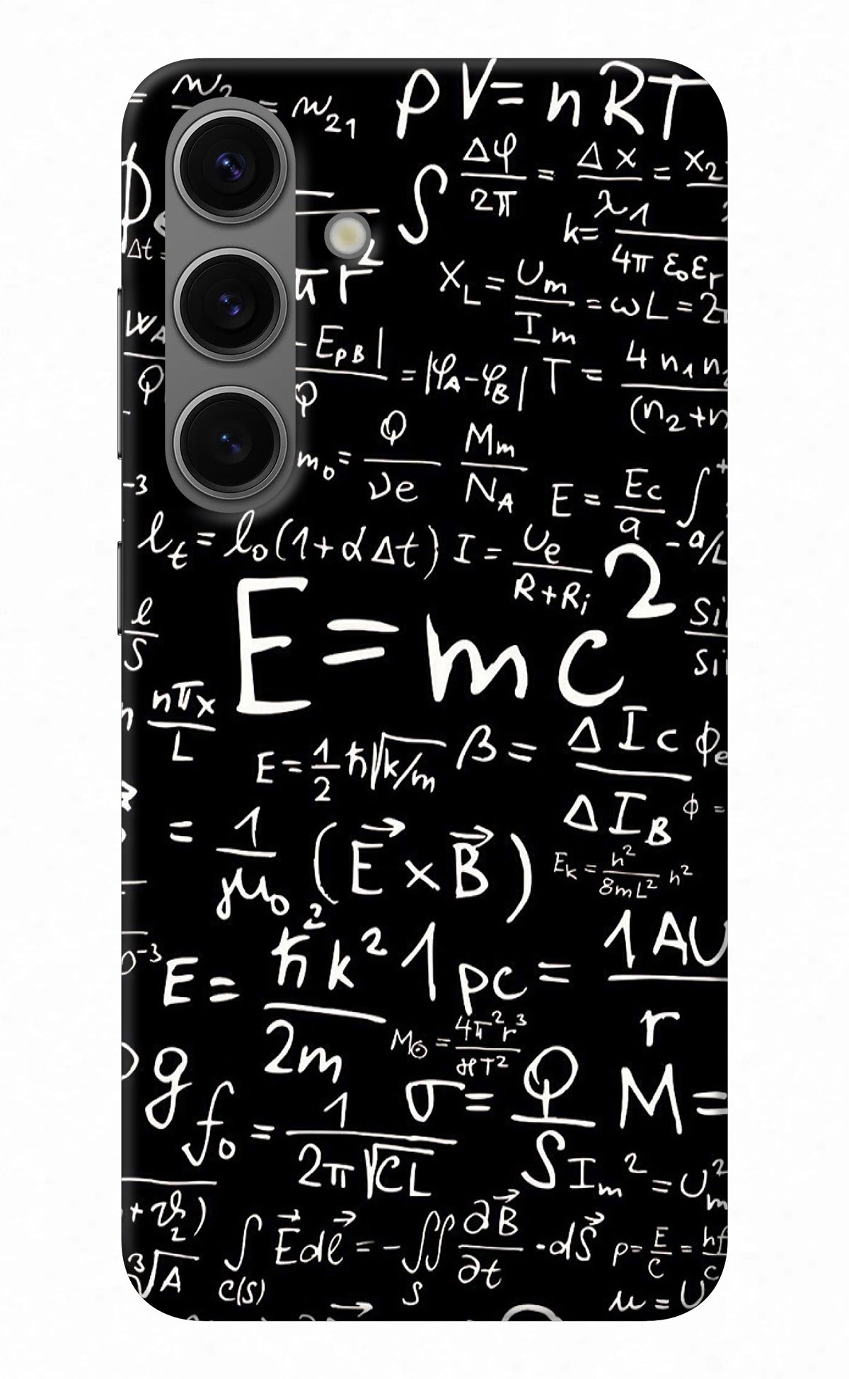 Physics Albert Einstein Formula Samsung S24 Plus Back Cover