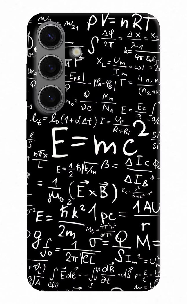 Physics Formula Samsung S24 Plus Hard Case Back Cover by Casekaro