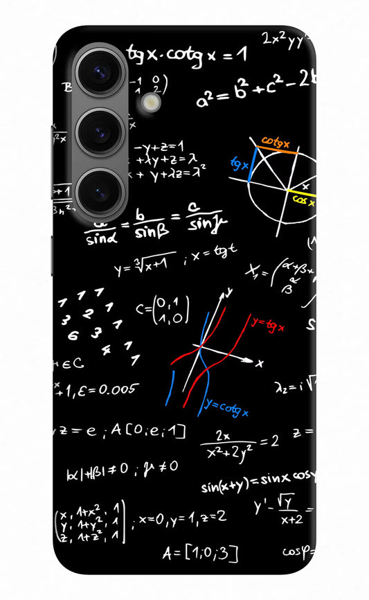 Mathematics Formula Samsung S24 Plus Hard Case Back Cover by Casekaro