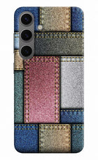 Multicolor Jeans Samsung S24 Plus Hard Case Back Cover by Casekaro