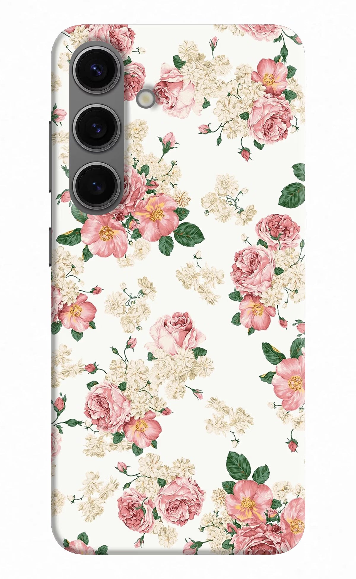 Flowers Samsung S24 Plus Hard Case Back Cover by Casekaro