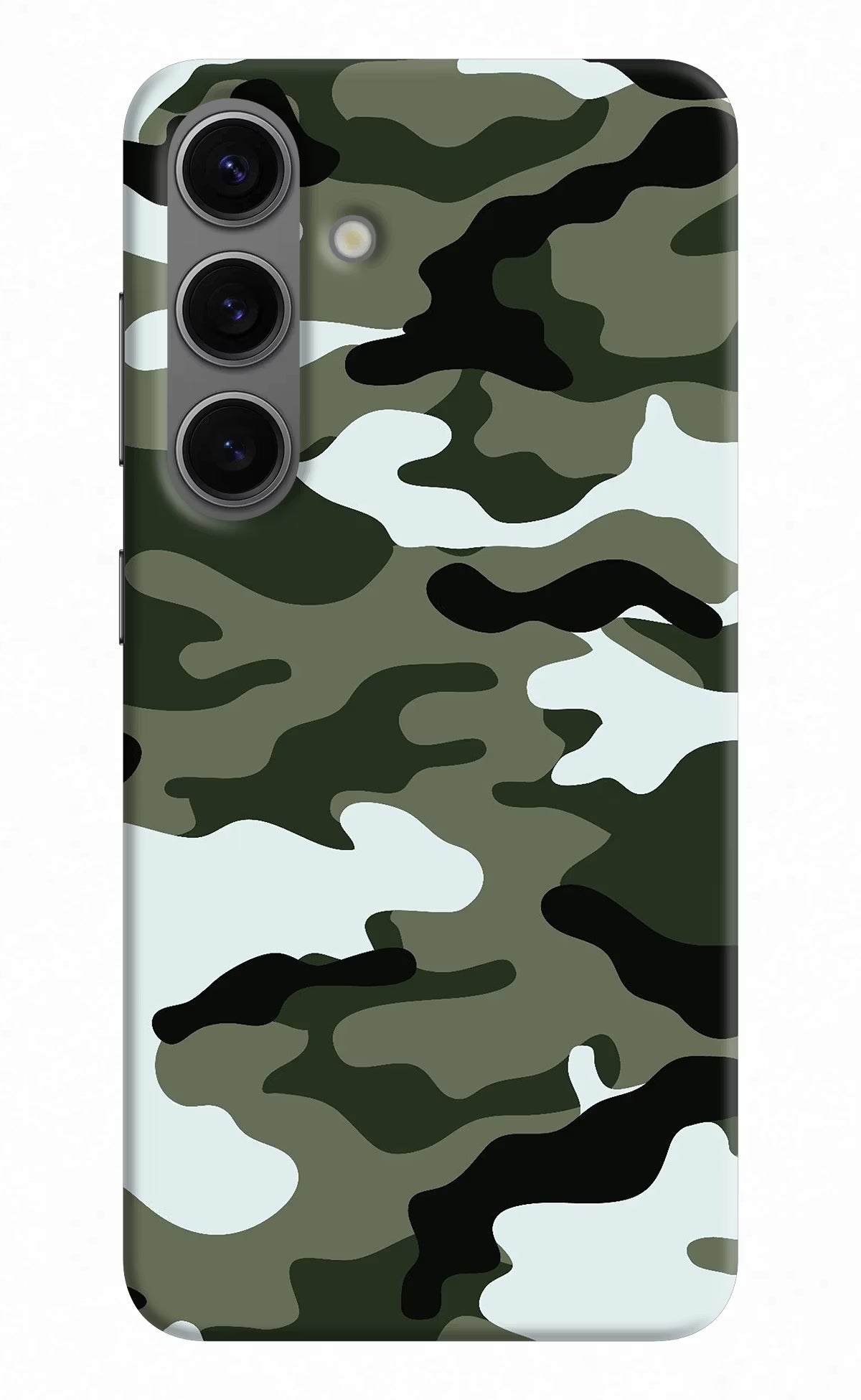 Camouflage Samsung S24 Plus Hard Case Back Cover by Casekaro