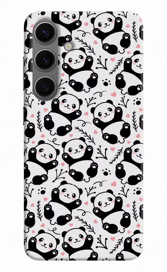 Cute Panda Samsung S24 Plus Hard Case Back Cover by Casekaro
