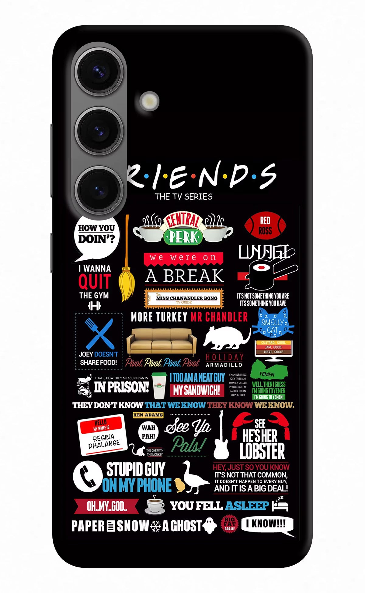 FRIENDS Samsung S24 Plus Hard Case Back Cover by Casekaro
