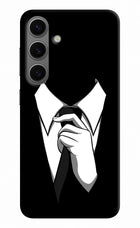 Black Tie Samsung S24 Plus Hard Case Back Cover by Casekaro