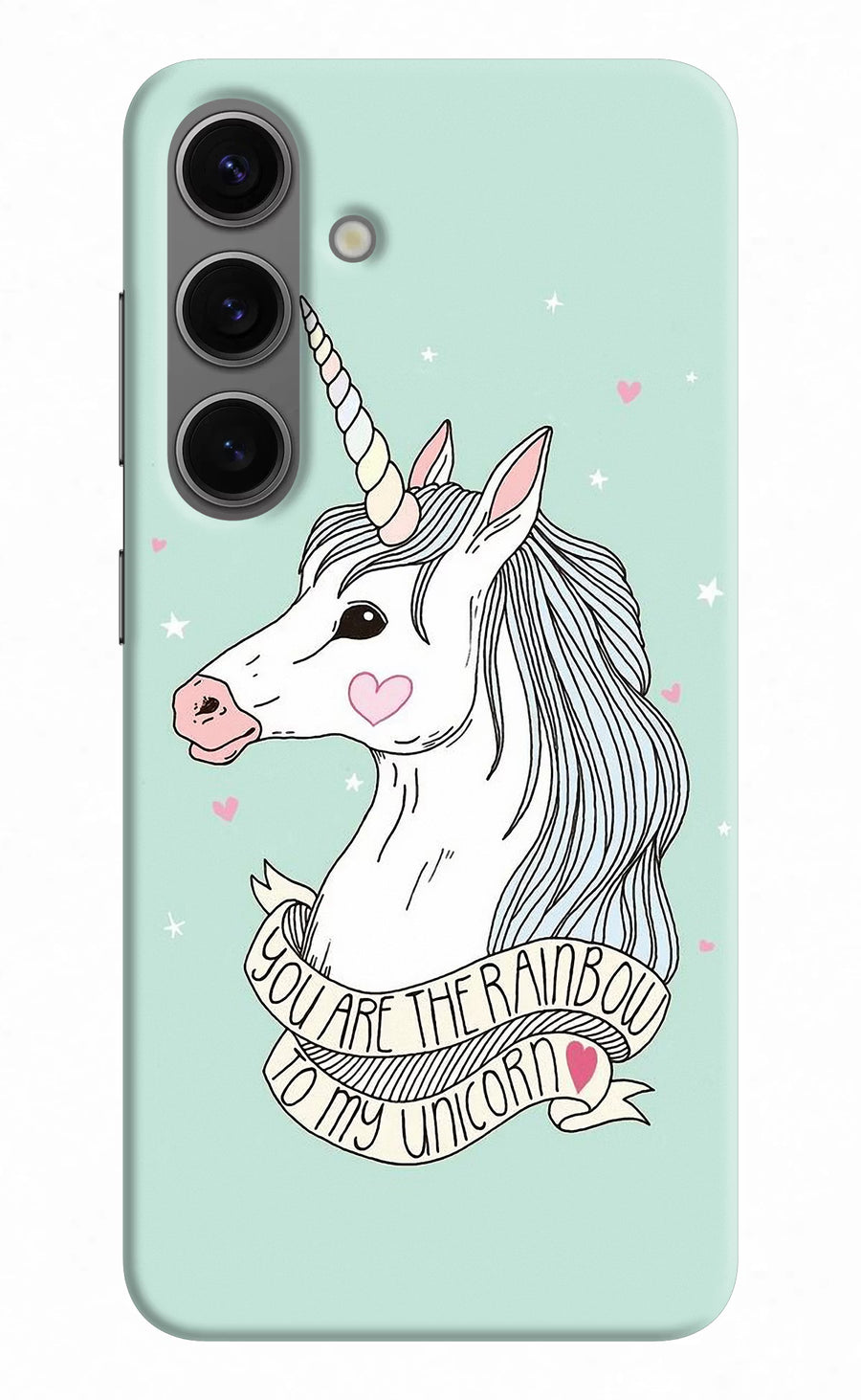 Unicorn Wallpaper Samsung S24 Plus Back Cover, Hard case