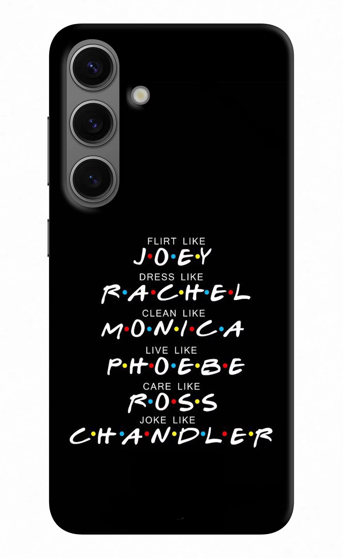 FRIENDS Character Samsung S24 Plus Hard Case Back Cover by Casekaro