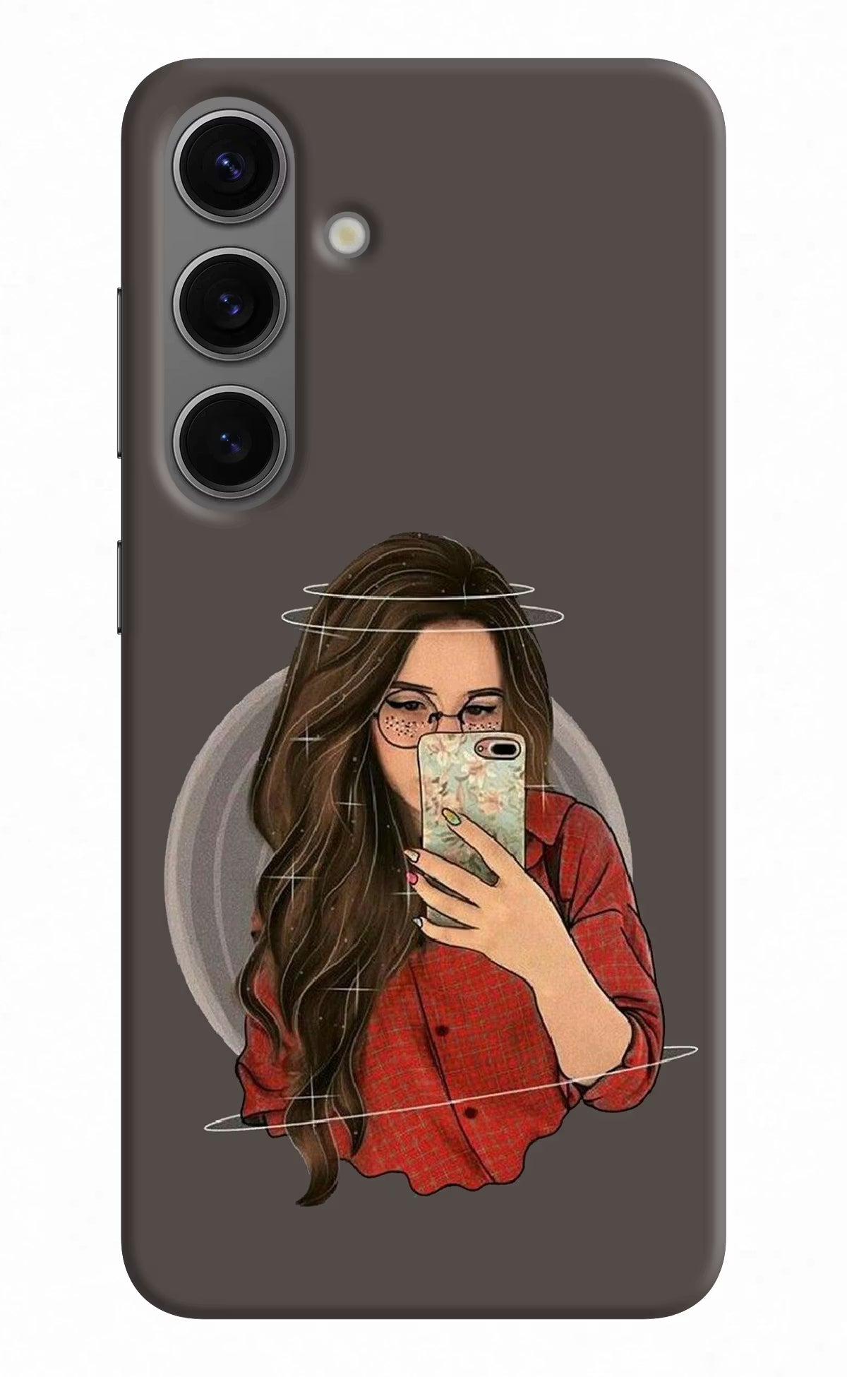 Selfie Queen Samsung S24 Plus Hard Case Back Cover by Casekaro