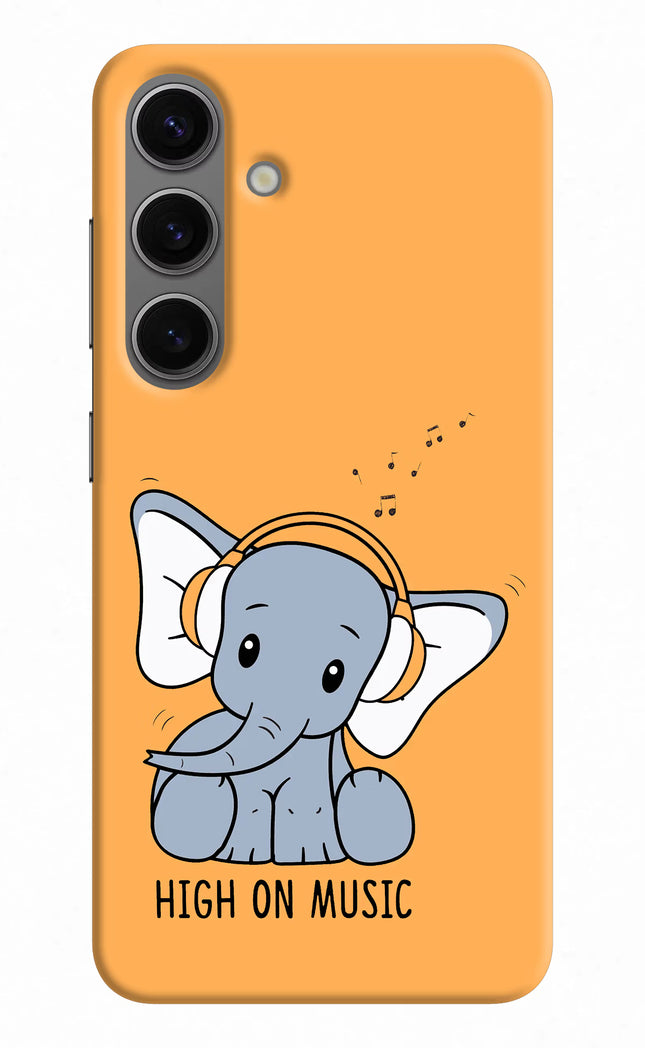 High On Music Samsung S24 Plus Hard Case Back Cover by Casekaro