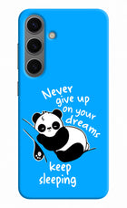 Keep Sleeping Samsung S24 Plus Hard Case Back Cover by Casekaro