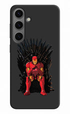 Ironman Throne Samsung S24 Plus Hard Case Back Cover by Casekaro
