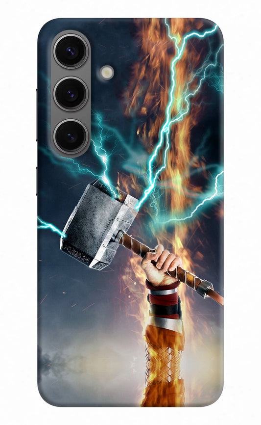 Thor Hammer Mjolnir Samsung S24 Plus Hard Case Back Cover by Casekaro