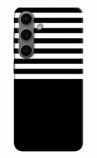 Black and White Print Samsung S24 Plus Hard Case Back Cover by Casekaro