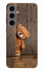 Teddy Wooden Samsung S24 Plus Hard Case Back Cover by Casekaro