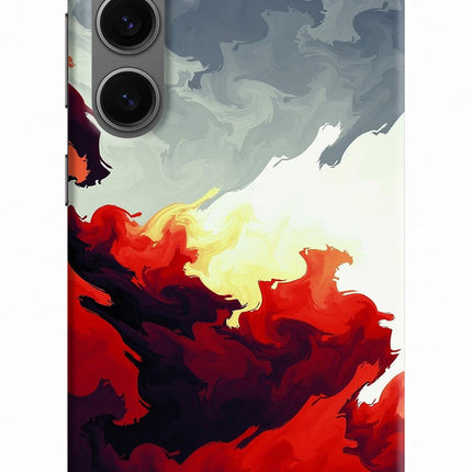 Fire Cloud Samsung S24 Plus Hard Case Back Cover by Casekaro