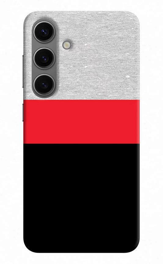 Tri Color Pattern Samsung S24 Plus Hard Case Back Cover by Casekaro