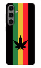 Weed Flag Samsung S24 Plus Hard Case Back Cover by Casekaro