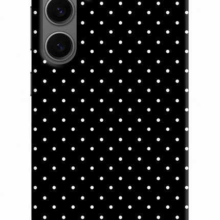 White Dots Samsung S24 Plus Hard Case Back Cover by Casekaro