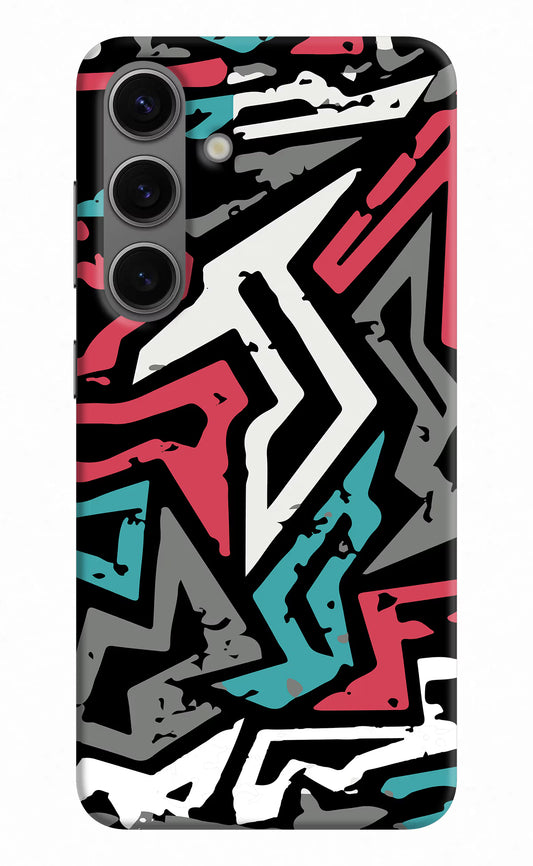 Geometric Graffiti Samsung S24 Plus Hard Case Back Cover by Casekaro