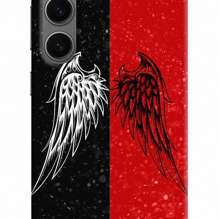 Wings Samsung S24 Plus Hard Case Back Cover by Casekaro