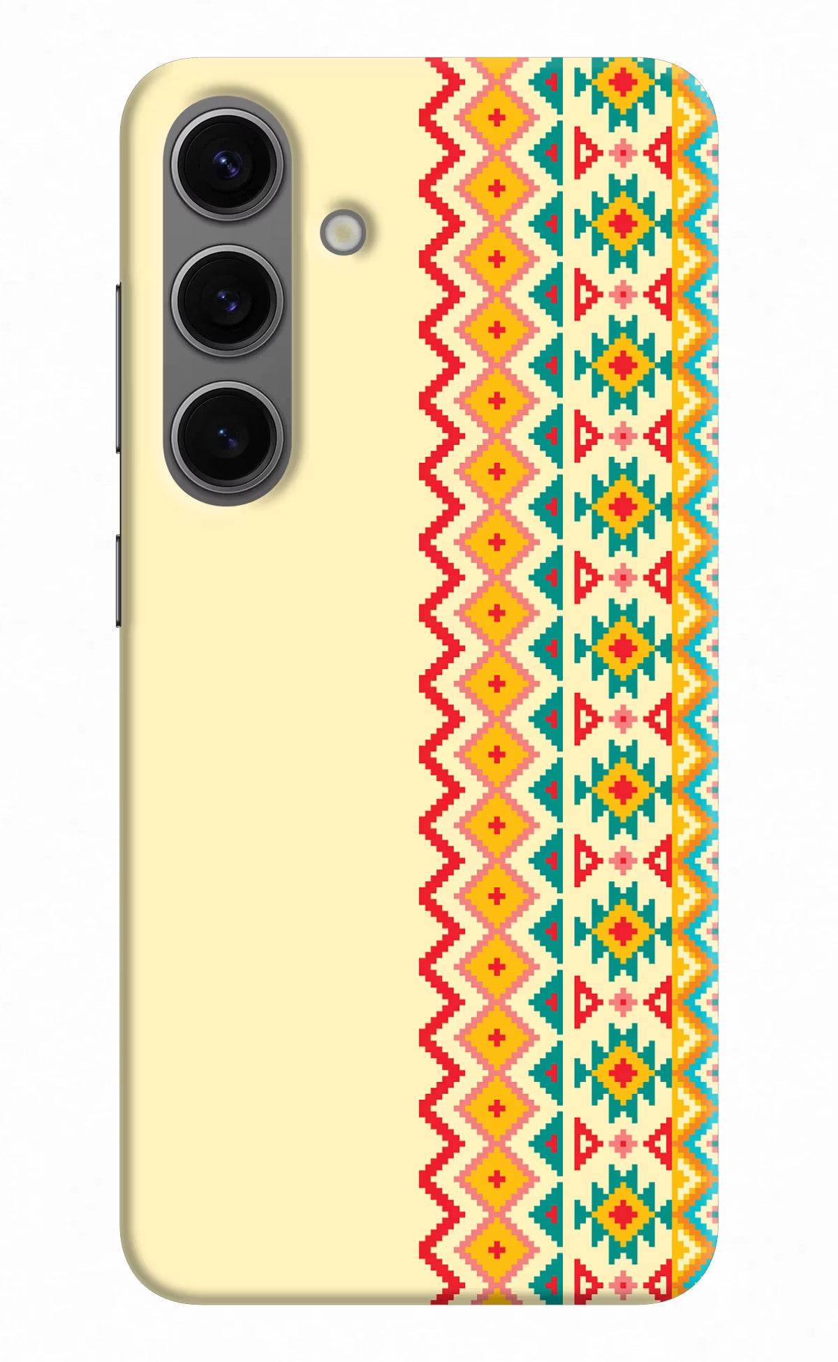 Ethnic Seamless Samsung S24 Plus Hard Case Back Cover by Casekaro