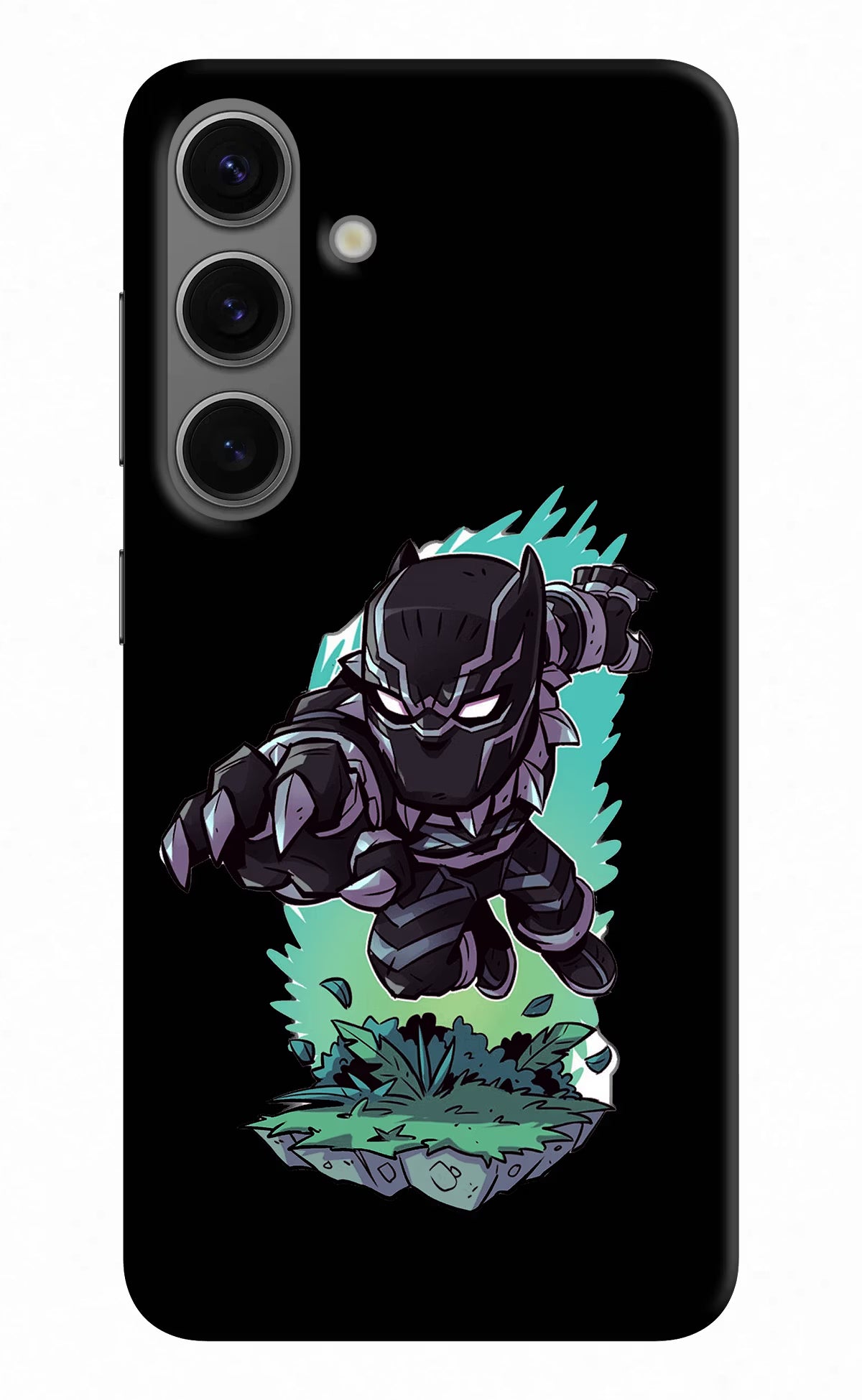 Black Panther Samsung S24 Plus Hard Case Back Cover by Casekaro